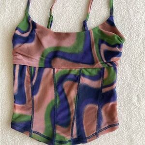 Urban Outfitters tie-dye corset top - size XS